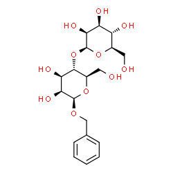 ChemSpider 2D Image | Benzyl 4-O-beta-D-mannopyranosyl-beta-D-mannopyranoside | C19H28O11