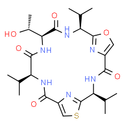 ChemSpider 2D Image | bistratamide I | C25H36N6O6S