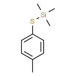 ChemSpider 2D Image | Trimethyl[(4-methylphenyl)sulfanyl]silane | C10H16SSi