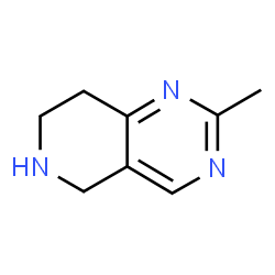 ChemSpider 2D Image | 2-Methyl-5,6,7,8-tetrahydropyrido[4,3-d]pyrimidine | C8H11N3
