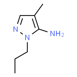 ChemSpider 2D Image | 4-methyl-2-propylpyrazol-3-amine | C7H13N3