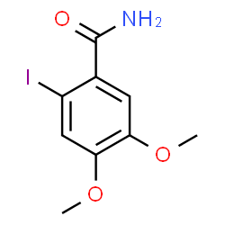 ChemSpider 2D Image | 2-Iodo-4,5-dimethoxybenzamide | C9H10INO3