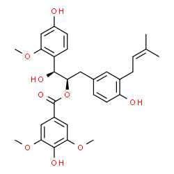 ChemSpider 2D Image | eryvarinol B | C30H34O9