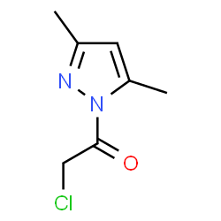 ChemSpider 2D Image | 2-chloro-1-(3,5-dimethylpyrazol-1-yl)ethanone | C7H9ClN2O