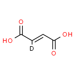 ChemSpider 2D Image | (2E)-(2-~2~H)-2-Butenedioic acid | C4H3DO4