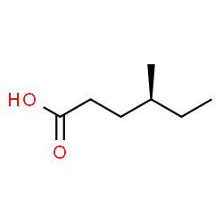 ChemSpider 2D Image | (4S)-4-Methylhexanoic acid | C7H14O2