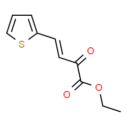 ChemSpider 2D Image | Ethyl (3E)-2-oxo-4-(2-thienyl)-3-butenoate | C10H10O3S
