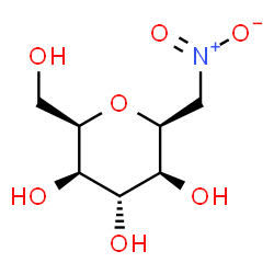 ChemSpider 2D Image | (1S)-1,5-Anhydro-1-(nitromethyl)-D-iditol | C7H13NO7