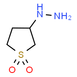 ChemSpider 2D Image | 3-hydrazinyl-1??-thiolane-1,1-dione | C4H10N2O2S
