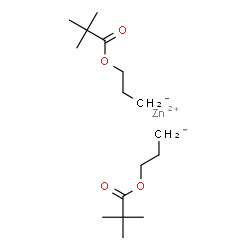 ChemSpider 2D Image | Zinc bis{3-[(2,2-dimethylpropanoyl)oxy]propan-1-ide} | C16H30O4Zn