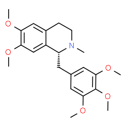 ChemSpider 2D Image | (R)-(+)-5’-Methoxylaudanosine | C22H29NO5