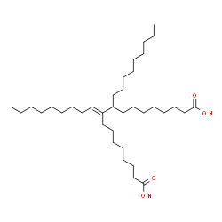 ChemSpider 2D Image | (10E)-9-Nonyl-10-nonylideneoctadecanedioic acid | C36H68O4