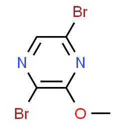 ChemSpider 2D Image | 2,5-DIBROMO-3-METHOXYPYRAZINE | C5H4Br2N2O