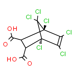 ChemSpider 2D Image | Chlorendic acid | C9H4Cl6O4