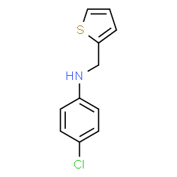 ChemSpider 2D Image | 4-Chloro-N-(2-thienylmethyl)aniline | C11H10ClNS