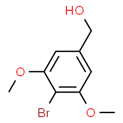 ChemSpider 2D Image | 4-Bromo-3,5-dimethoxybenzyl alcohol | C9H11BrO3
