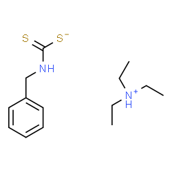 ChemSpider 2D Image | N,N-Diethylethanaminium benzylcarbamodithioate | C14H24N2S2