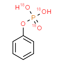 ChemSpider 2D Image | Phenyl dihydrogen (O,O,O'''-~18~O_3_)phosphate | C6H7O18O3P