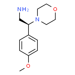 ChemSpider 2D Image | (2S)-2-(4-Methoxyphenyl)-2-(4-morpholinyl)ethanamine | C13H20N2O2