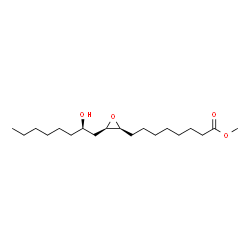 ChemSpider 2D Image | Methyl 8-{(2S,3R)-3-[(2R)-2-hydroxyoctyl]-2-oxiranyl}octanoate | C19H36O4
