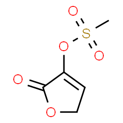 ChemSpider 2D Image | 2-Oxo-2,5-dihydro-3-furanyl methanesulfonate | C5H6O5S