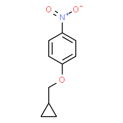 ChemSpider 2D Image | 1-(Cyclopropylmethoxy)-4-nitrobenzene | C10H11NO3