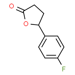 ChemSpider 2D Image | Î³-(4-Fluorophenyl)-Î³-butyrolactone | C10H9FO2