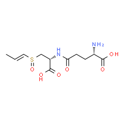 ChemSpider 2D Image | L-gamma-Glutamyl-3-[(1E)-1-propen-1-ylsulfinyl]-L-alanine | C11H18N2O6S