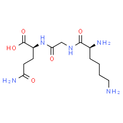 ChemSpider 2D Image | L-Lysylglycyl-L-glutamine | C13H25N5O5