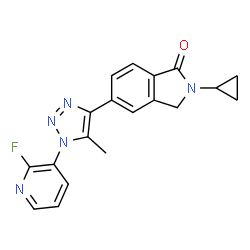 ChemSpider 2D Image | CFMTI | C19H16FN5O