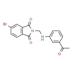 ChemSpider 2D Image | MFCD00221871 | C17H13BrN2O3