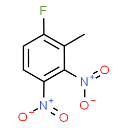 ChemSpider 2D Image | 1-Fluoro-2-methyl-3,4-dinitrobenzene | C7H5FN2O4