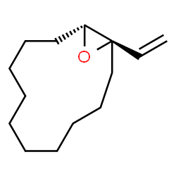 ChemSpider 2D Image | (1R,12R)-1-Vinyl-13-oxabicyclo[10.1.0]tridecane | C14H24O