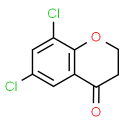 ChemSpider 2D Image | 6,8-dichlorochroman-4-one | C9H6Cl2O2