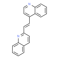 ChemSpider 2D Image | 2-[(E)-2-(4-Quinolinyl)vinyl]quinoline | C20H14N2