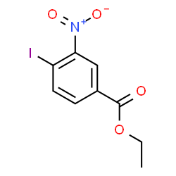 ChemSpider 2D Image | Ethyl 4-iodo-3-nitrobenzoate | C9H8INO4