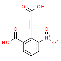 ChemSpider 2D Image | 2-(Carboxyethynyl)-3-nitrobenzoic acid | C10H5NO6