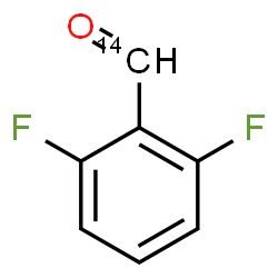 ChemSpider 2D Image | 2,6-Difluoro(formyl-~14~C)benzaldehyde | C614CH4F2O