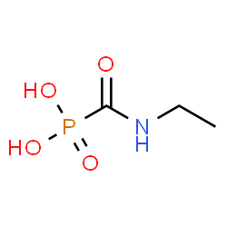 ChemSpider 2D Image | Phosphonic acid, [(ethylamino)carbonyl]- | C3H8NO4P