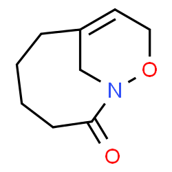 ChemSpider 2D Image | 10-Oxa-1-azabicyclo[5.3.1]undec-7-en-2-one | C9H13NO2