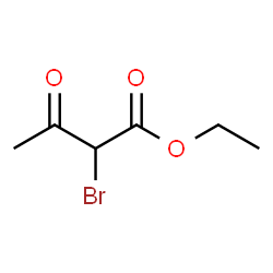 ChemSpider 2D Image | Ethyl 2-bromo-3-oxobutanoate | C6H9BrO3