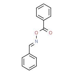 ChemSpider 2D Image | {[(E)-Benzylideneamino]oxy}(phenyl)methanone | C14H11NO2