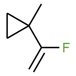 ChemSpider 2D Image | 1-(1-Fluorovinyl)-1-methylcyclopropane | C6H9F