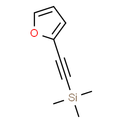 ChemSpider 2D Image | (2-Furylethynyl)(trimethyl)silane | C9H12OSi