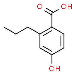 ChemSpider 2D Image | 4-Hydroxy-2-propylbenzoic acid | C10H12O3