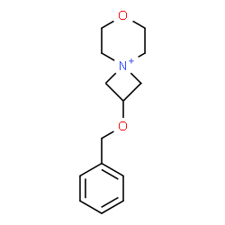 ChemSpider 2D Image | 2-(Benzyloxy)-7-oxa-4-azoniaspiro[3.5]nonane | C14H20NO2