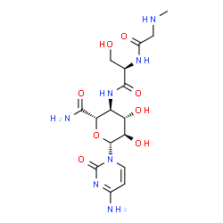 ChemSpider 2D Image | gougerotin | C16H25N7O8