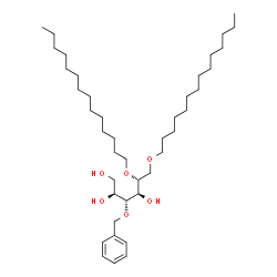 ChemSpider 2D Image | 3-O-Benzyl-5,6-di-O-tetradecyl-D-glucitol | C41H76O6