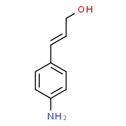 ChemSpider 2D Image | (2E)-3-(4-Aminophenyl)-2-propen-1-ol | C9H11NO