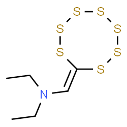 ChemSpider 2D Image | N-Ethyl-N-(8-heptathiocanylidenemethyl)ethanamine | C6H11NS7